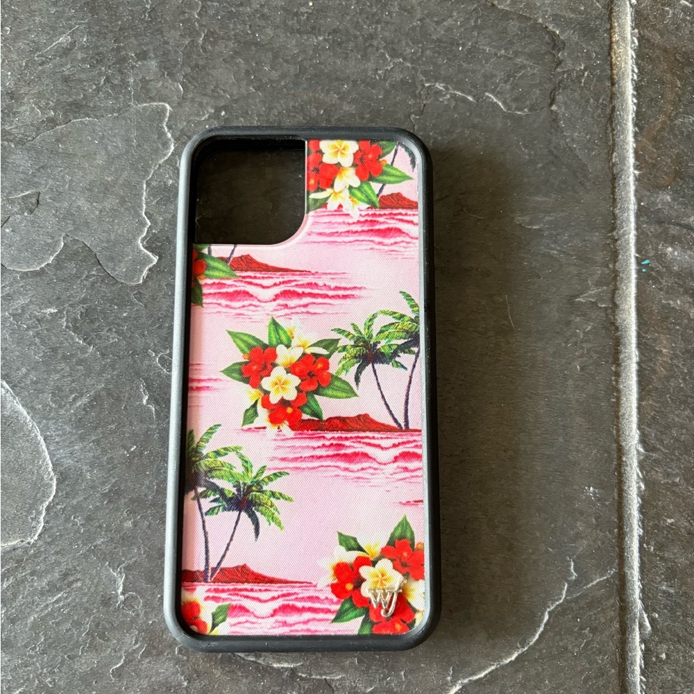 Wildflower Hawaiian Tropical Pink Phone Case iPhone 13